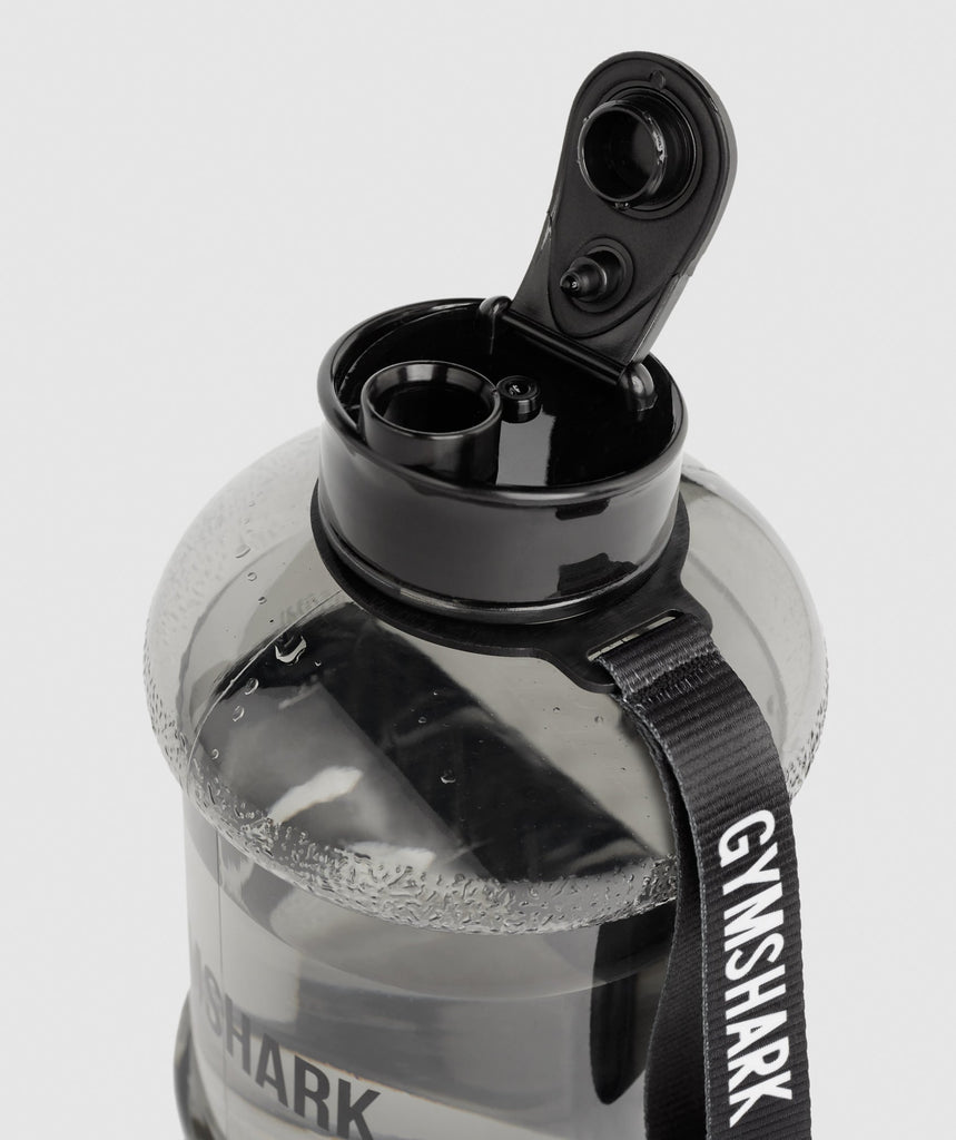 Gymshark 1.3L Water Bottle Black Gymshark