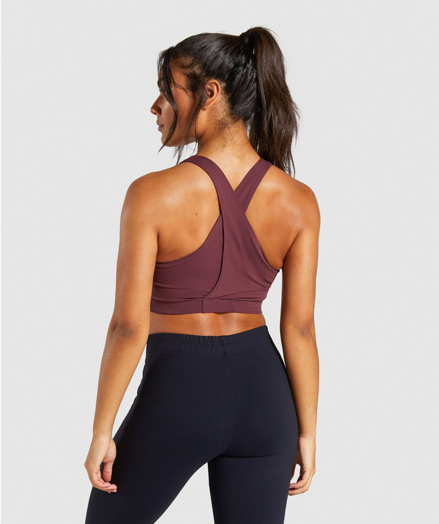 Gymshark Ark Sports Bra Berry Red Gymshark