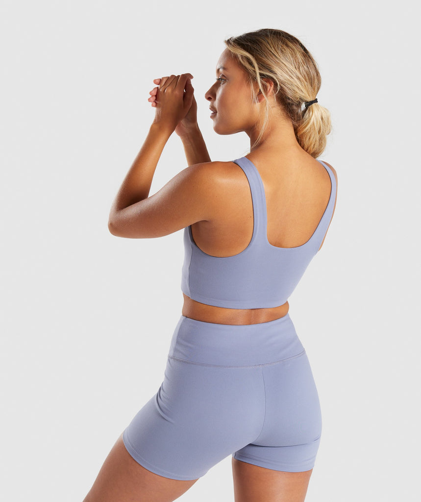 Gymshark Dreamy Sports Bra Steel Blue Gymshark