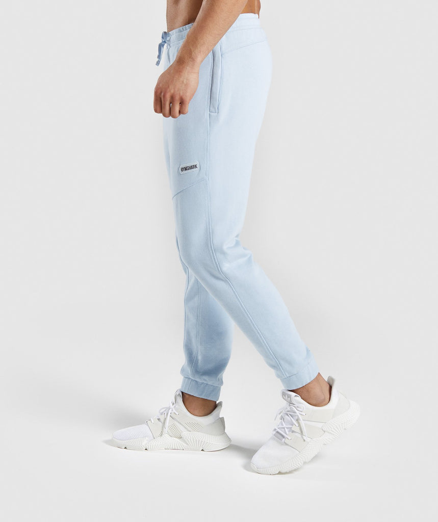 Gymshark Laundered Joggers Light Blue Gymshark