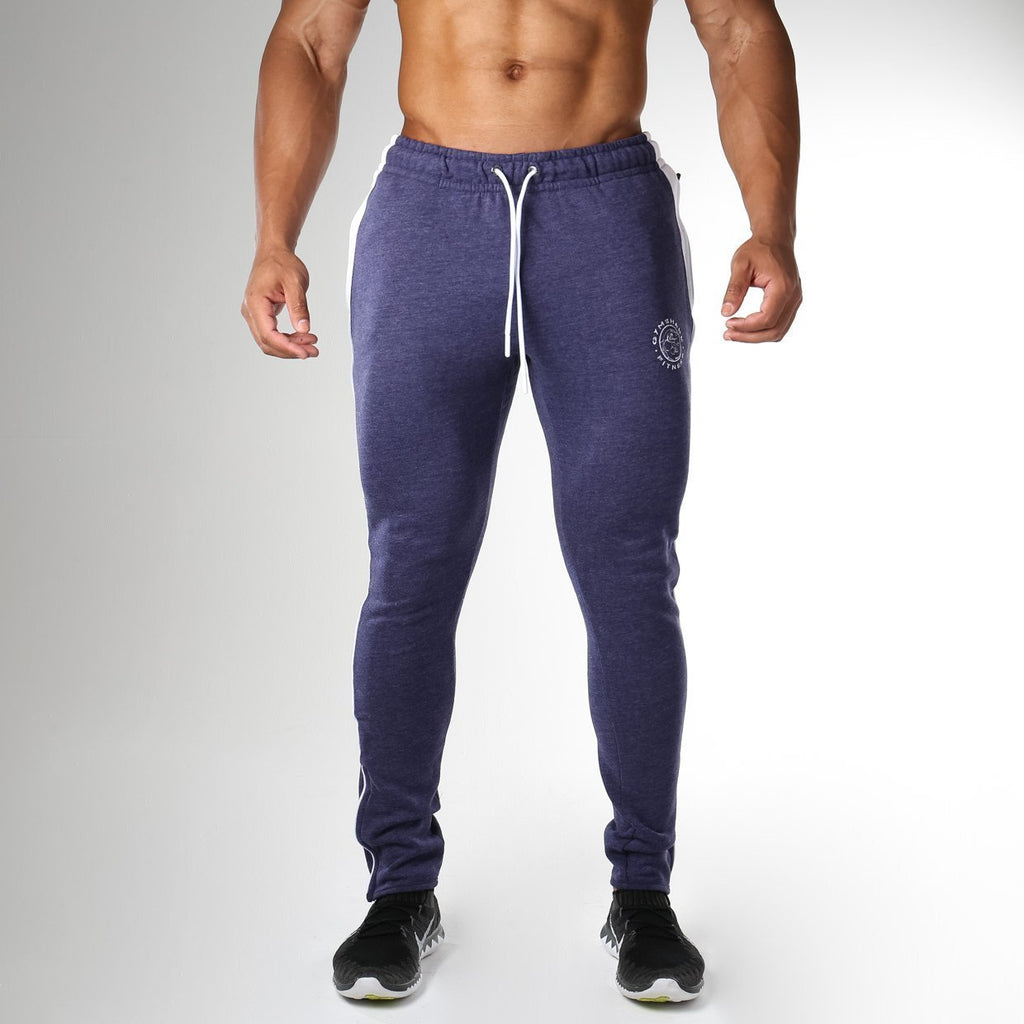 Luxe Legacy Tracksuit Bottoms Gym Bottoms Navy Blue Gymshark