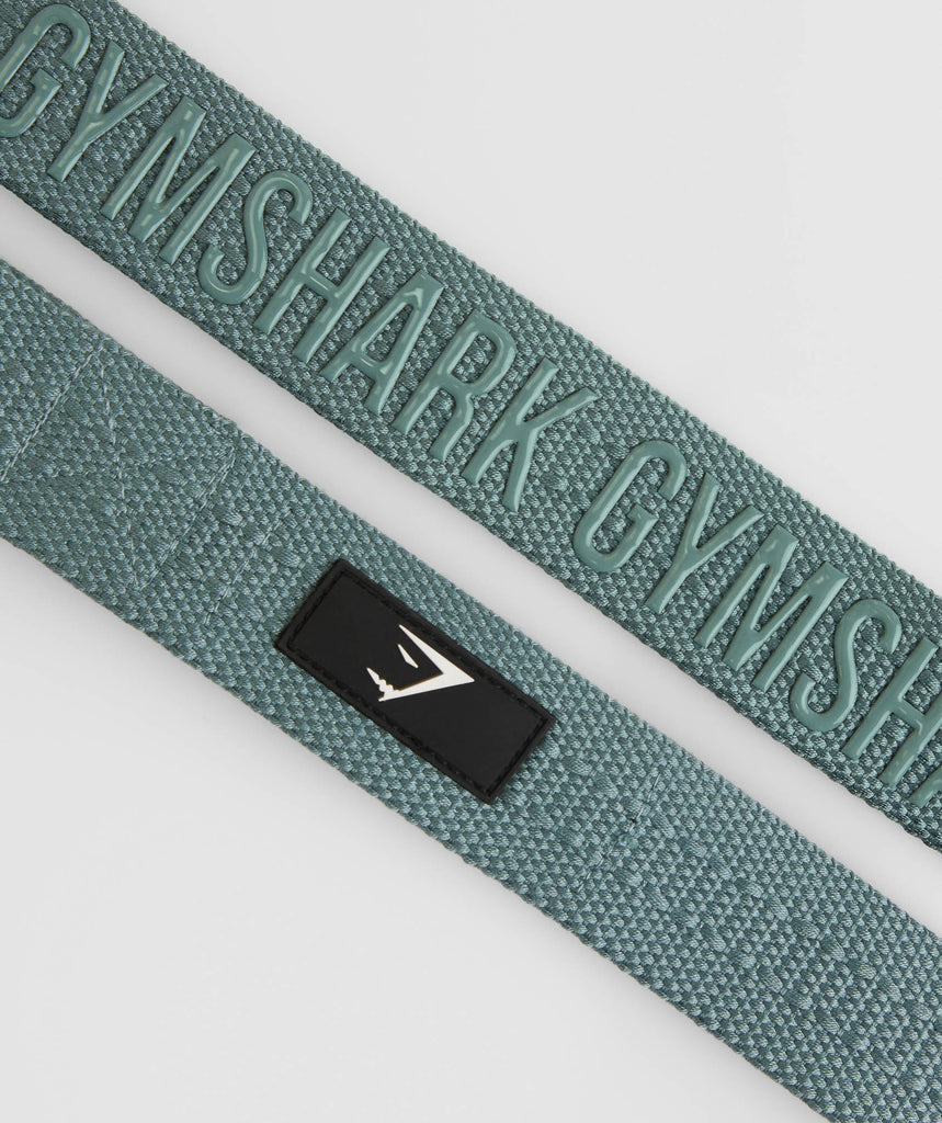 Gymshark Silicone Lifting Straps Thunder Blue Gymshark