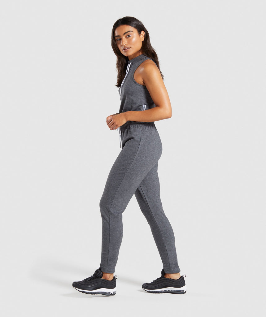 Gymshark Solace Jumpsuit Charcoal Marl Gymshark