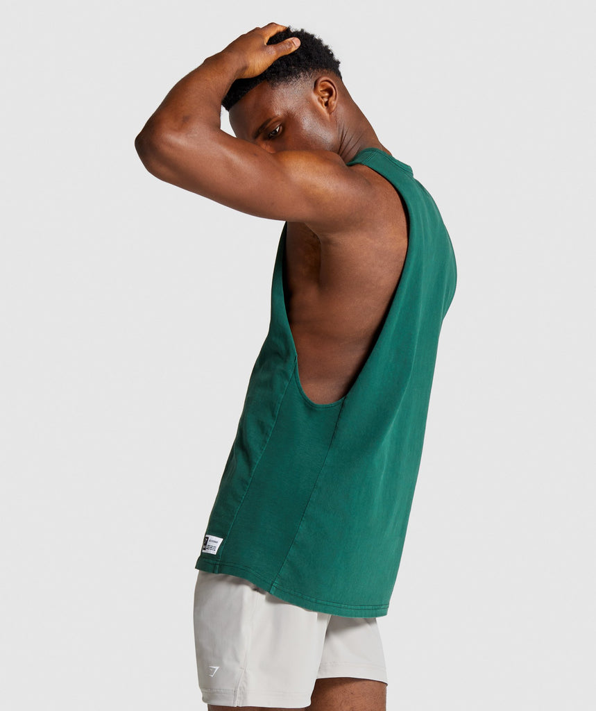 Gymshark Track Tank Green Gymshark