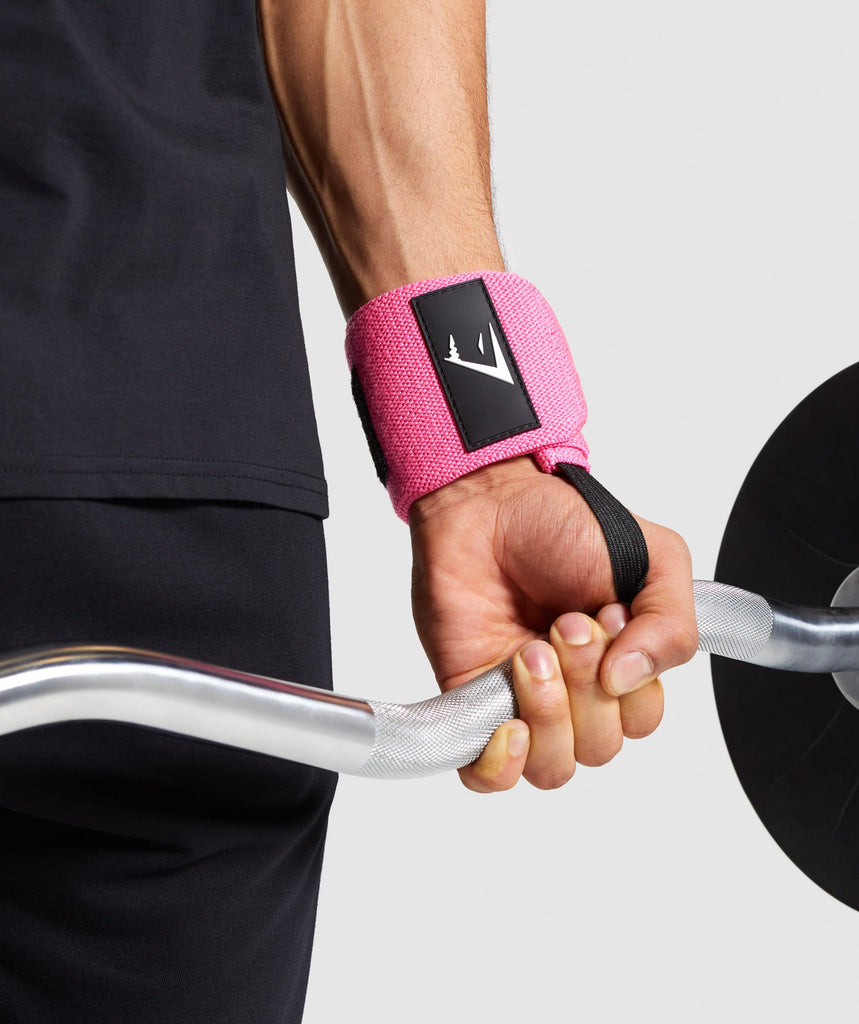 Gymshark Wrist Straps Pink Gymshark