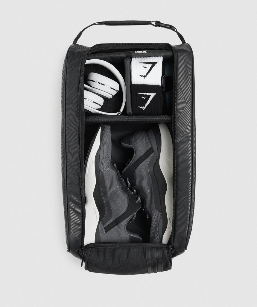 Gymshark XSeries Boot Bag Black Print Gymshark