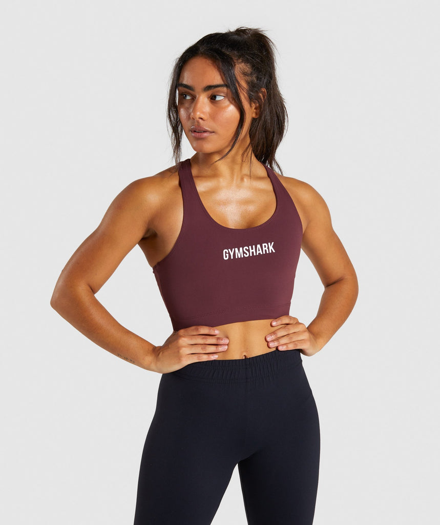 Gymshark Ark Sports Bra Berry Red Gymshark