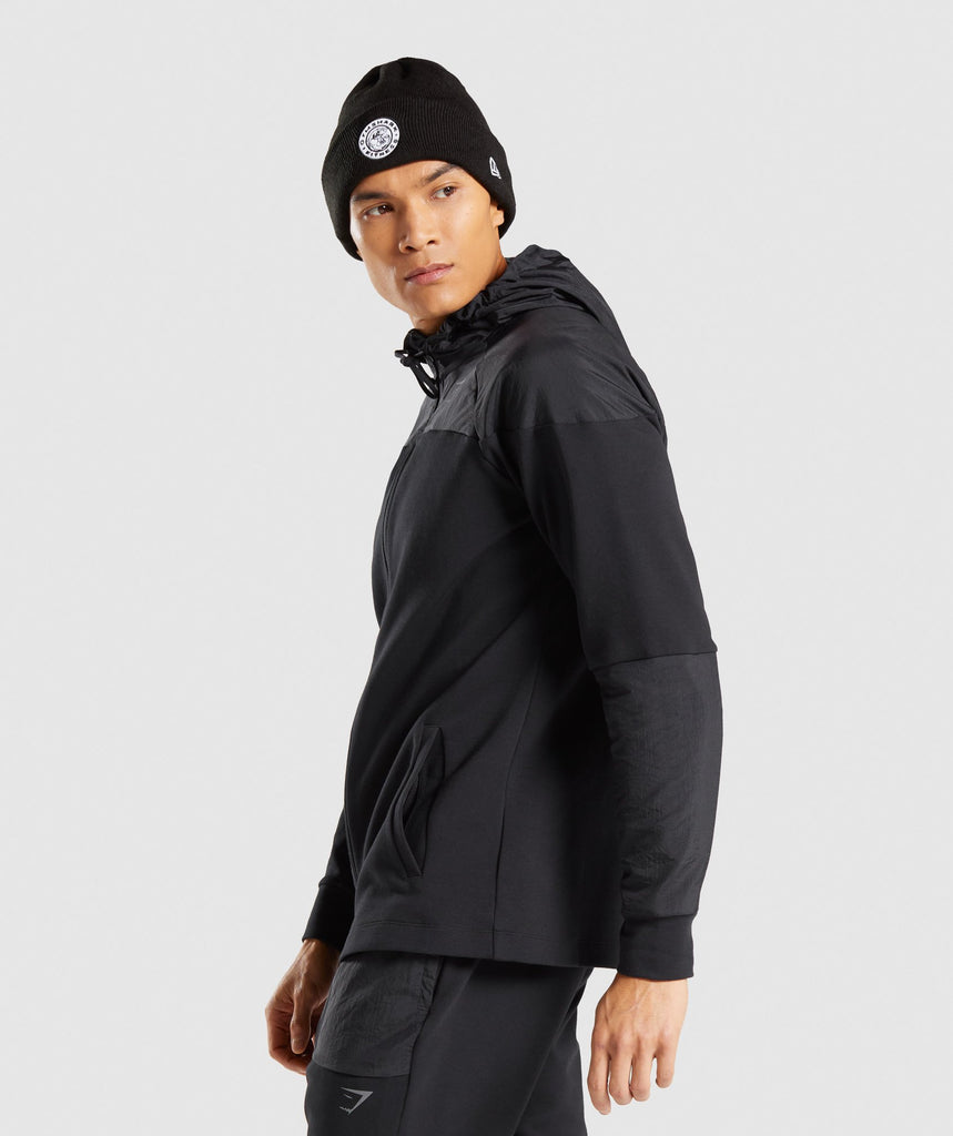 Gymshark Venture Zip Up Hoodie Black Gymshark
